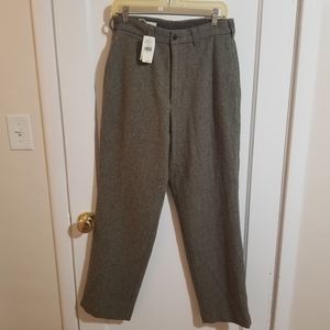 Mens Brown Tweed Trousers
